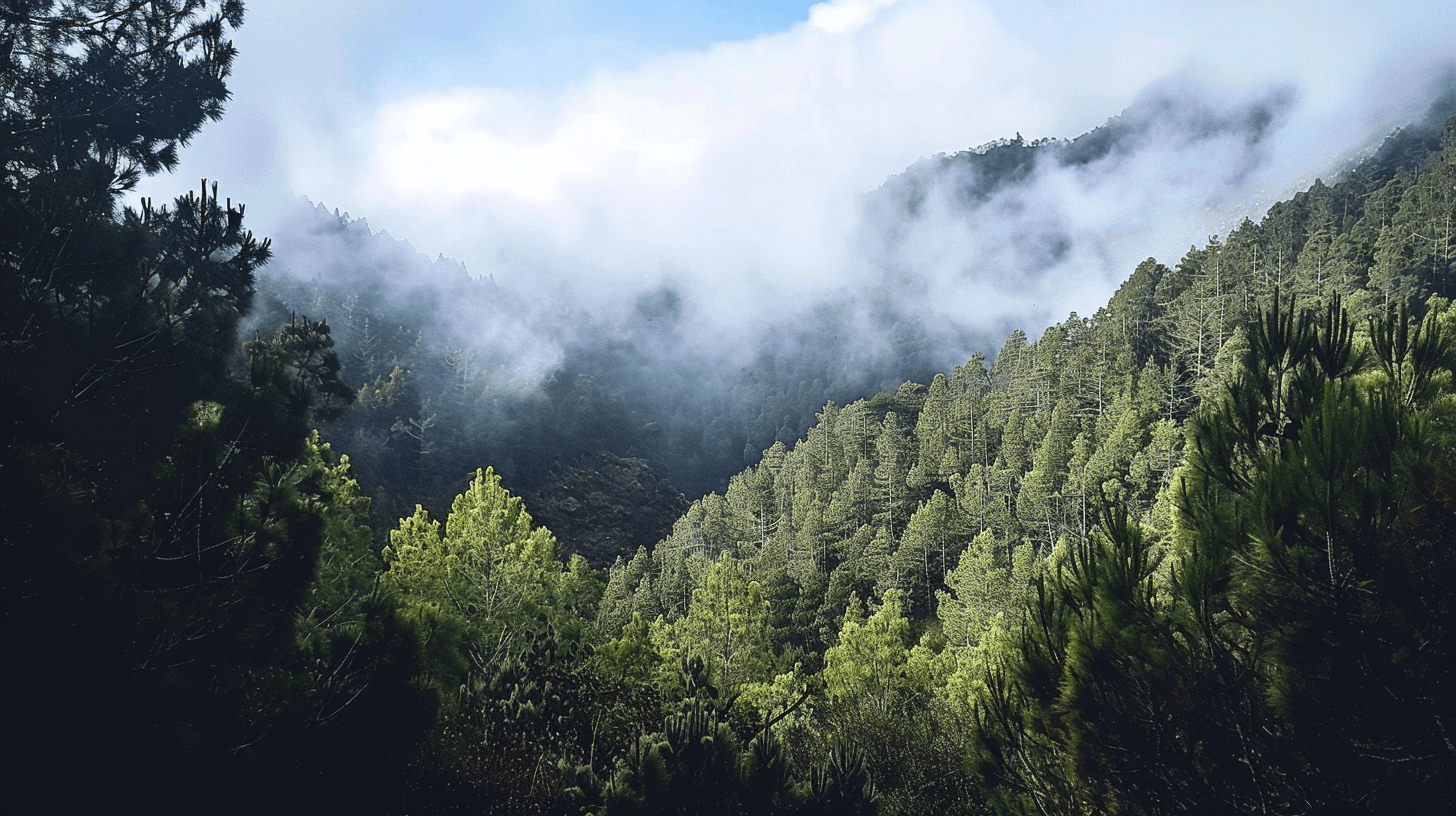 mar de nubes en la ruta de marcos y cordero